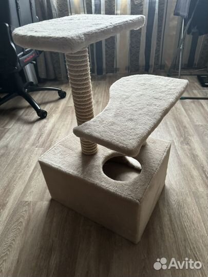 Домик для кошки с когтеточкой