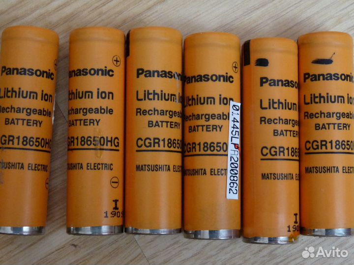Литиевые аккумуляторы 18650