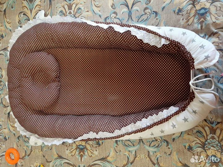 Кокон гнездышко для новорожденных большой