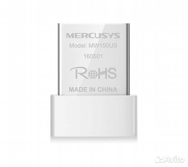 Wi-Fi адаптер Mercusys MW150US, белый