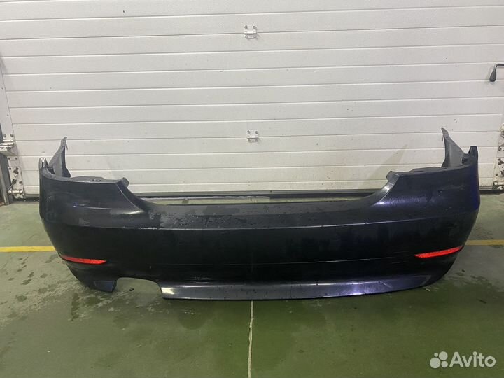 Бампер задний bmw e60 черный