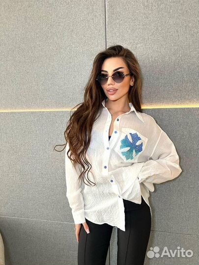 Рубашка chrome hearts