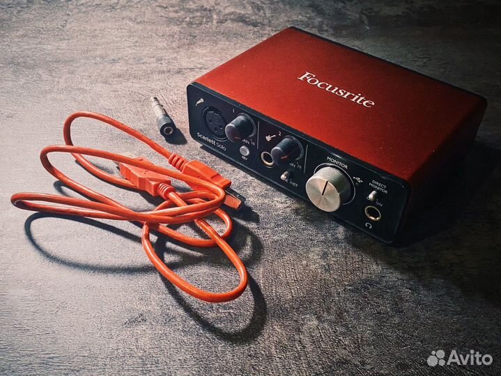 Звуковая карта focusrite scarlett solo 2gen