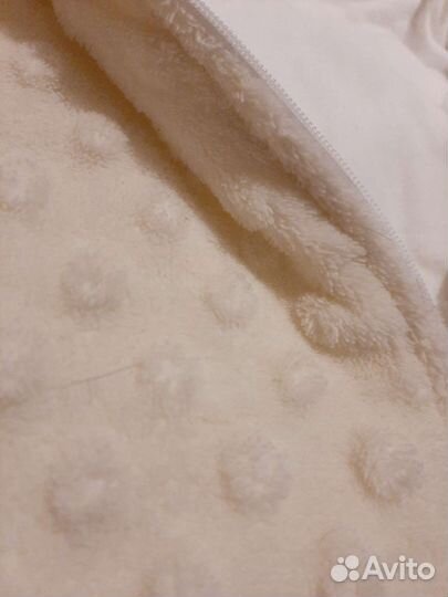 Кокон с капюшоном для новорожденных теплый