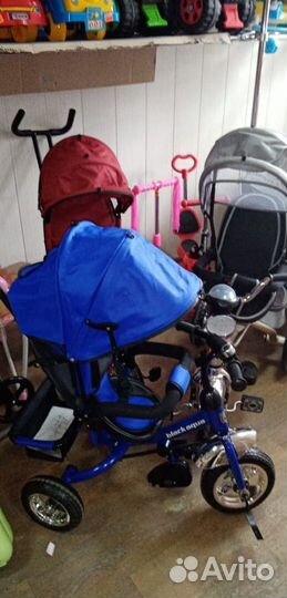 Новый велосипед -коляска с надувными колесами