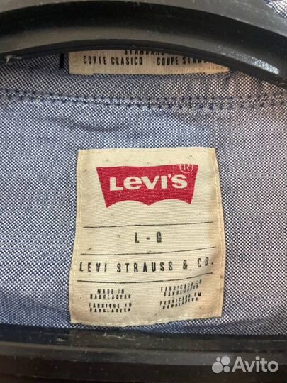 Рубашка в клетку levis