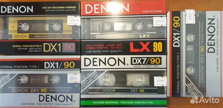 Аудиокассеты Basf Denon Sony Akai GoldStar TDK JVC