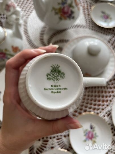 Сервиз фарфоровый ГДР jlmenau