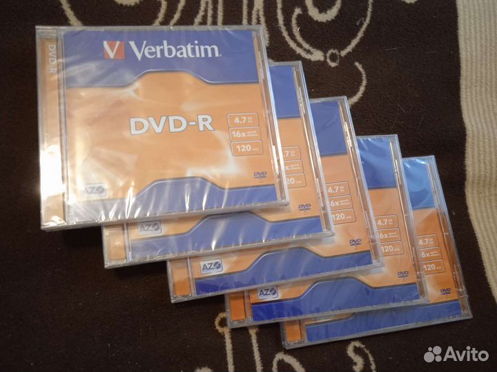Диски DVD-R (5шт.)