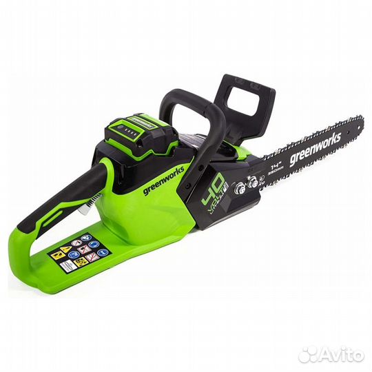 Аккумуляторная пила цепная greenworks GD40CS15 40V