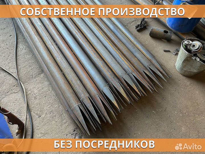 Свая шуруп 57х2000