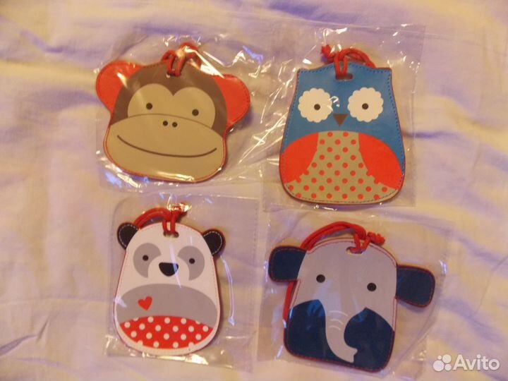 Детские бирки на чемодан. Новые