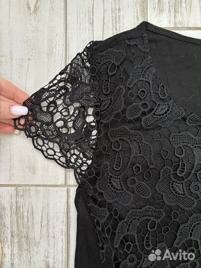 Майка топ кружево 46