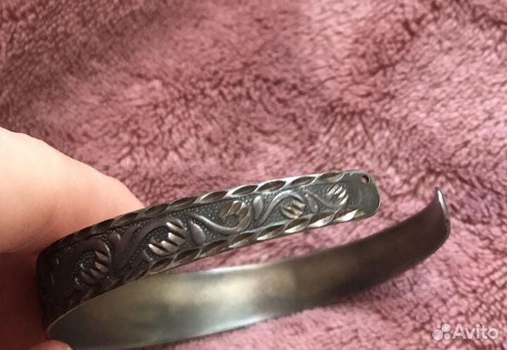 Браслет СССР винтаж серебро