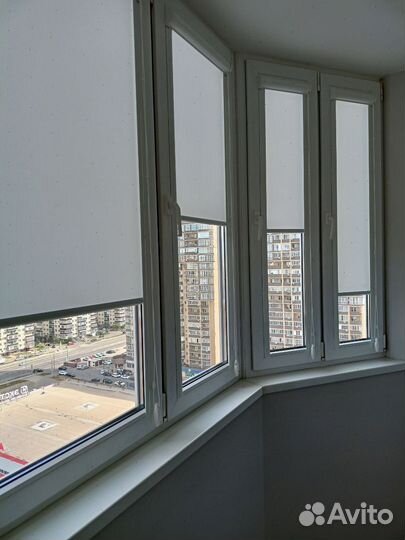 Римские шторы на электроприводе