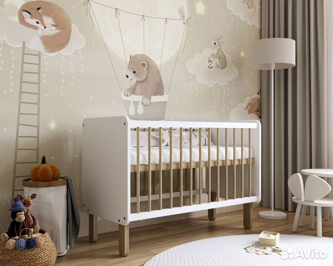 Кроватка для новорожденных Лея