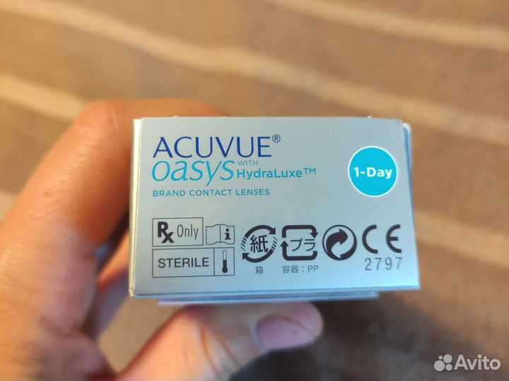 Линзы контактные acuvue oasys -1. 25