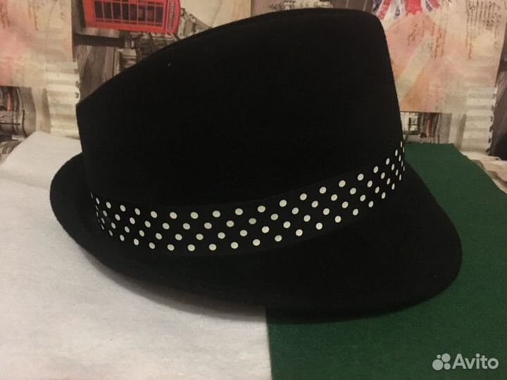 Шляпа женская черная