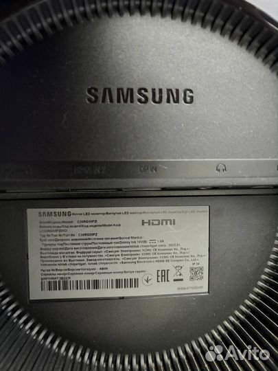 Монитор Samsung C24RG50FZI 23.5