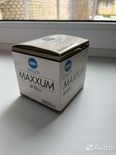 Объектив Minolta AF 50мм, диафрагма f1.7