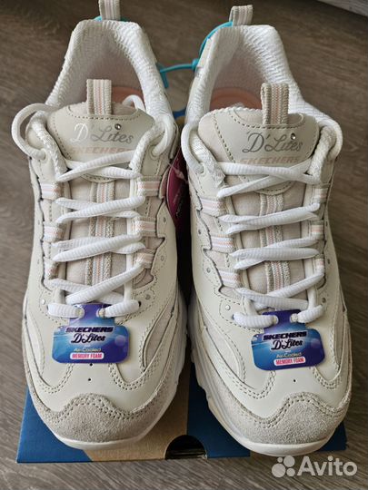 Кроссовки женские Skechers 38 бежевые memory foam