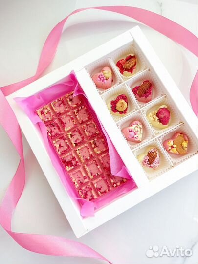 Коробки для шоколадной плитки и конфет 10 шт