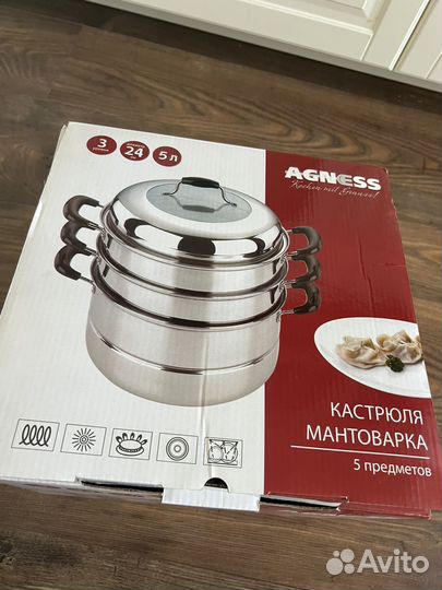 Кастрюля-мантоварка