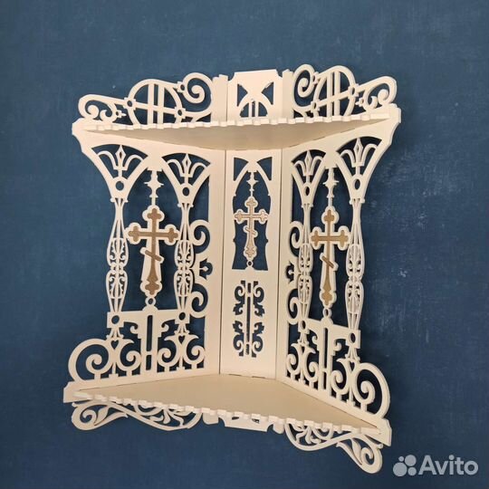 Полка для икон Иконостас Модель 20 Красный угол 1