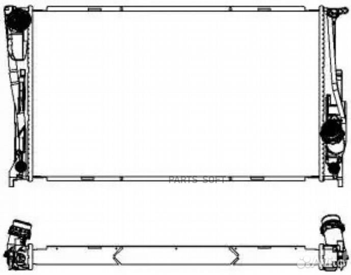 Радиатор охлаждения Бмв 3 Е90
