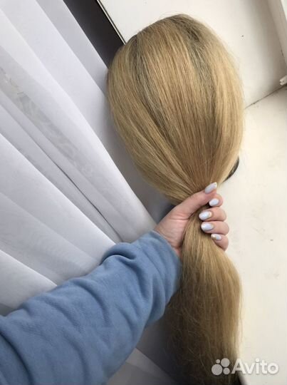 Голова манекен натуральные волосы