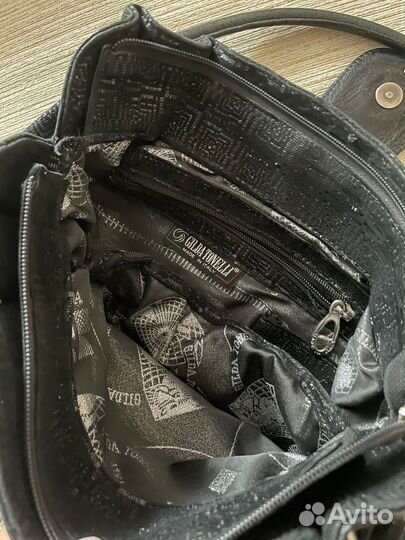 Сумка натуральная кожа италия gilda tonelli