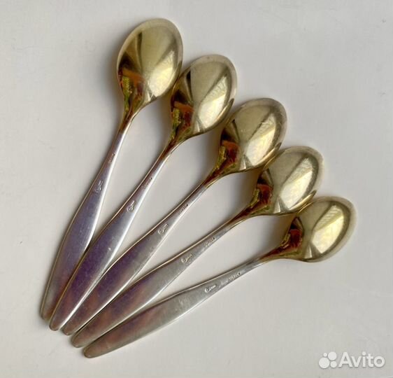 Набор ложек мельхиор, нейзильбер, Кольчугин