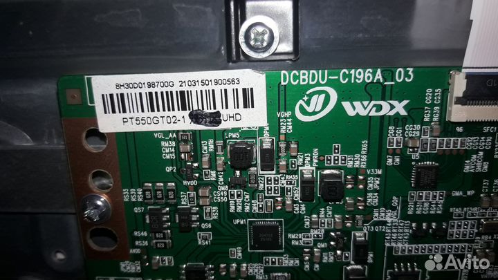 T-Con dcbdu-C196A 03 с телевизора Витязь 55LU1204
