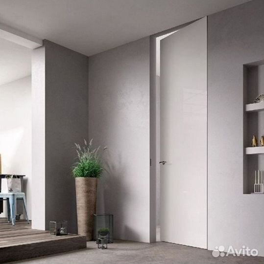 Скрытые межкомнатные двери под отделку