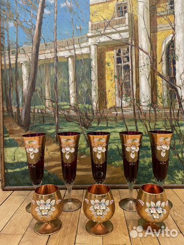 Бокалы богема(богемия)