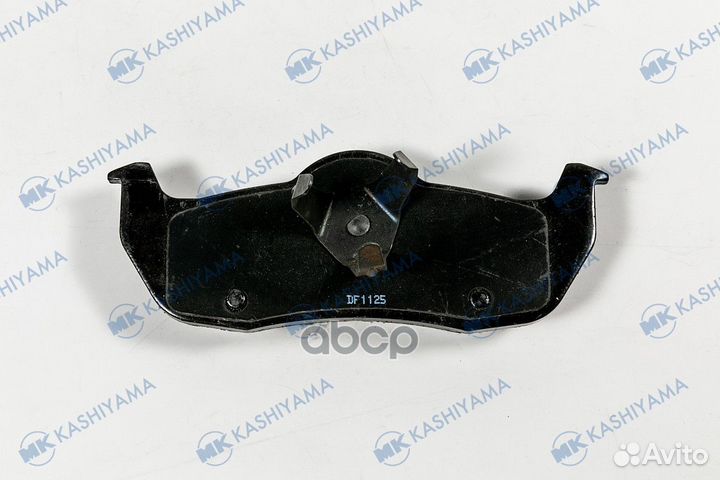 Колодки тормозные, задние (с антискрипной