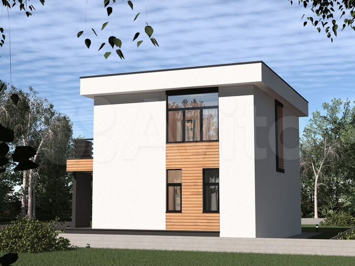 Коттедж 146 м² на участке 1 сот.