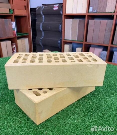 Кирпич облицовочный ваниль