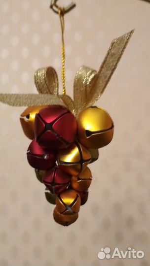 Игрушки, бубенцы. Новогодние. Винтаж