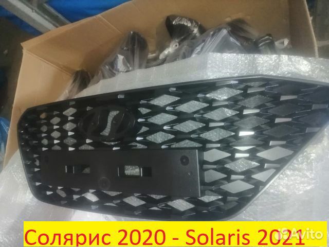 Решетка радиатора Solaris 2 рейсталинг