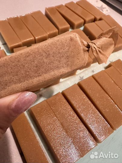 Ириски сливочные, фруктовые, веган