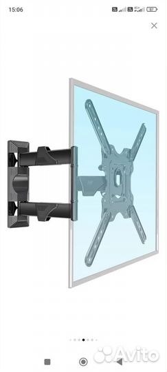Кронштейн для тв 35-55 наклонно поворотный