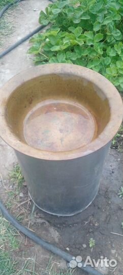 Таз медно латунный