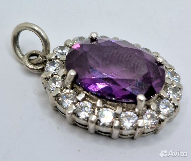 Кулон серебро