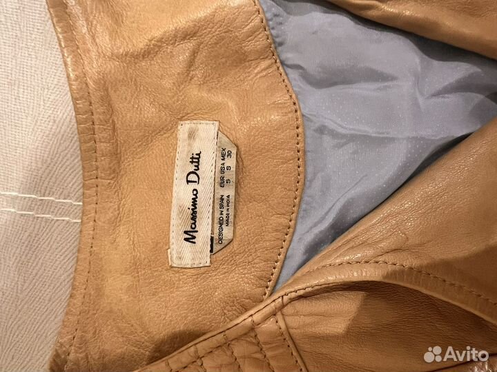 Куртка кожаная женская 42