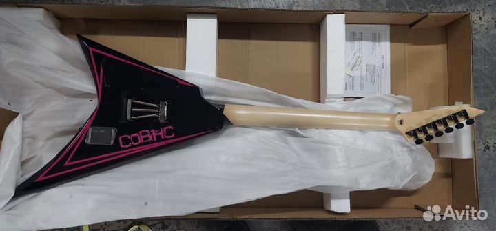 Новая Электрогитара Edwards E-Al 166 pink Alexi