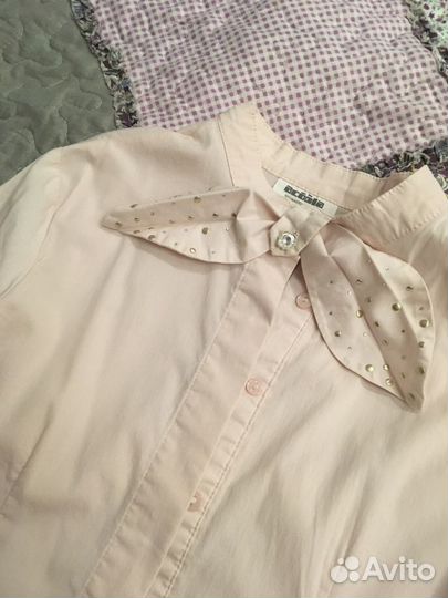 Рубашка школьная 140