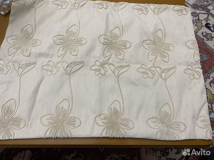 Покрывало и 2 подушки беж хлопок