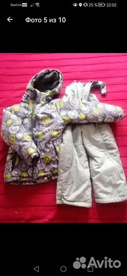 Зимний комбинезон для девочки 104