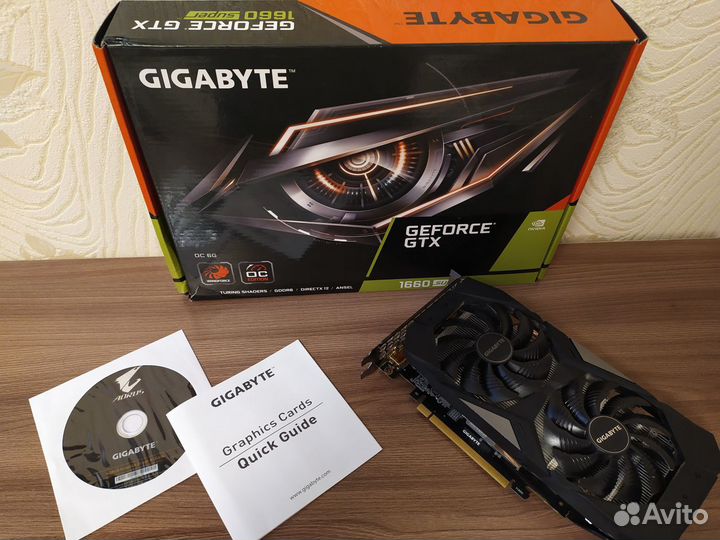 GTX 1660 Super (Гарантия) Gigabyte Gaming OC